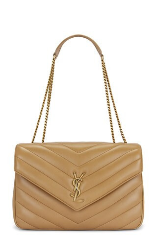 Saint Laurent Large Loulou Bag in Tan | FWRD 