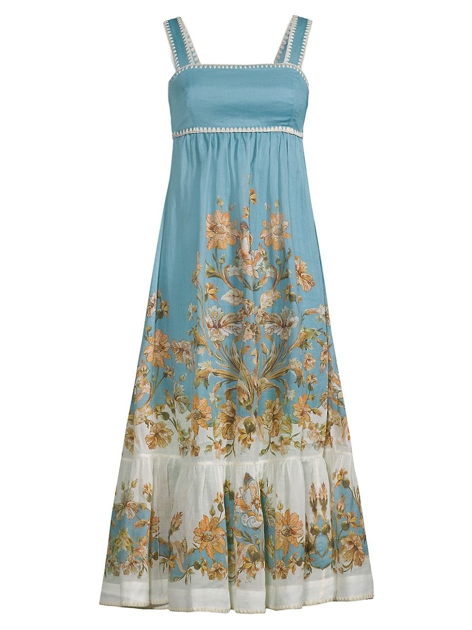 Chintz Floral Tiered Midi-Dress | Saks Fifth Avenue