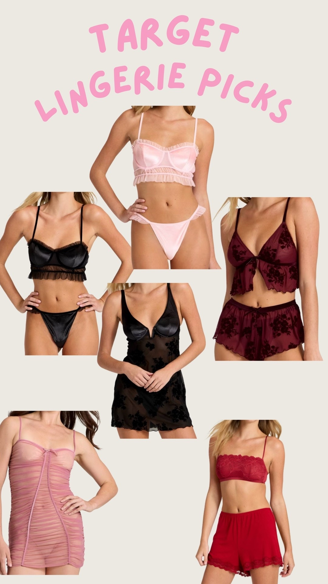 Target style. Target fashion. Lingerie. Bra and underwear. Camisole. Bralette. Lace. Affordable. Trending. Best sellers. Viral  

#LTKFindsUnder100 #LTKSeasonal #LTKFindsUnder50