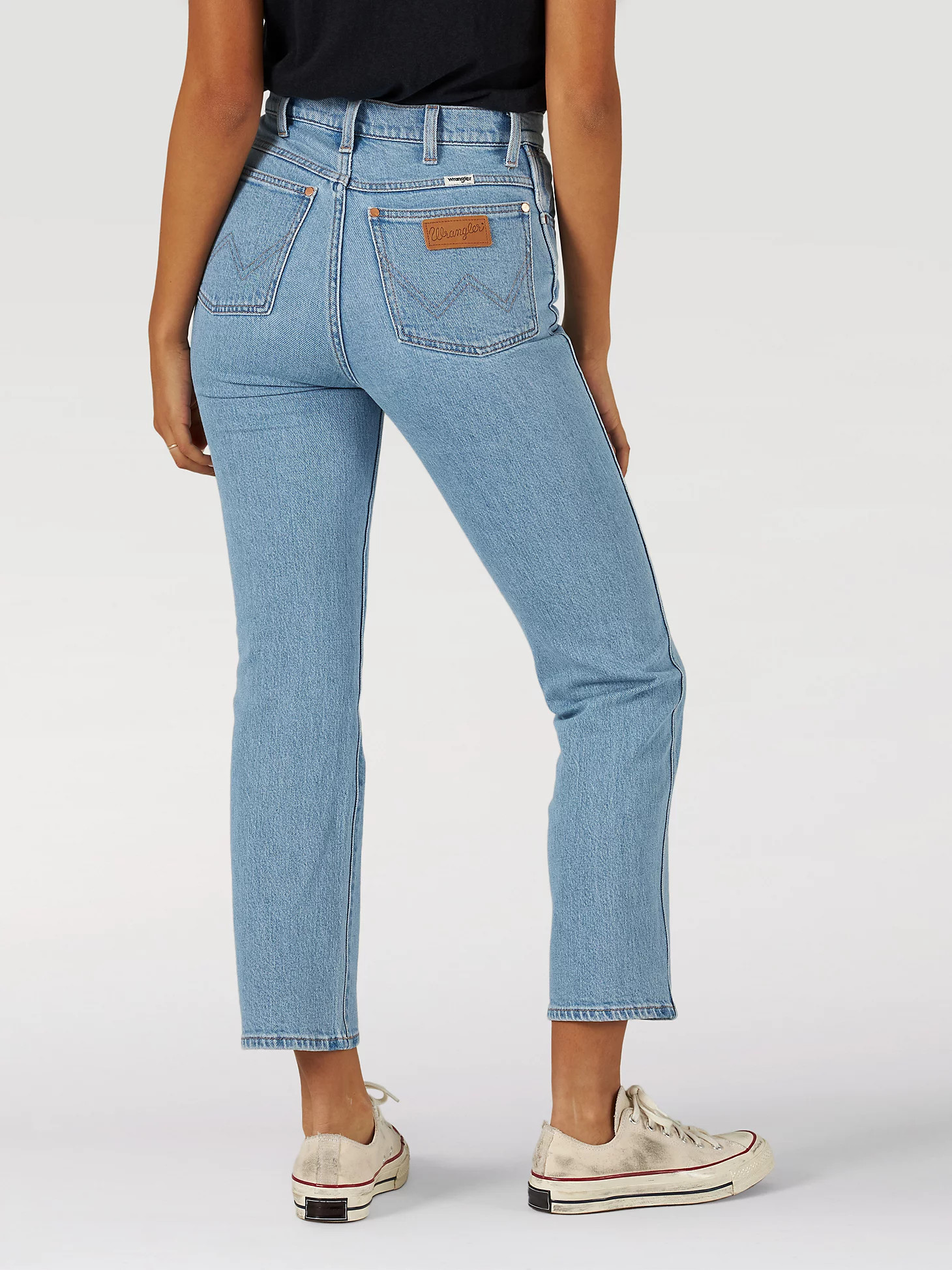 Women's Wrangler® Wild West 603 High Rise Straight Jean | Women's JEANS | Wrangler® | Wrangler