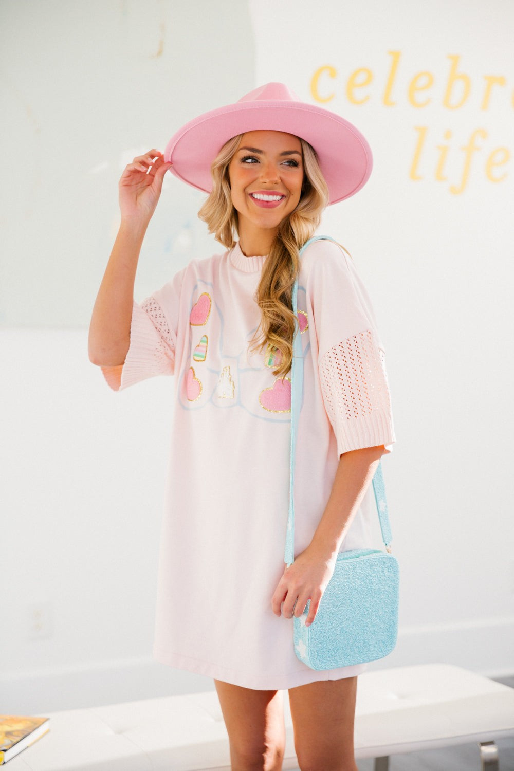 PARK DAY PRINCESS PINK SWEATER DRESS | Judith March