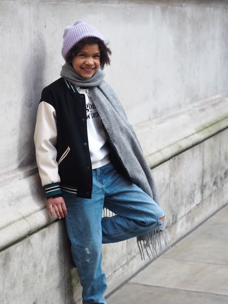 Kids street style, kids fashion, varsity jacket, ugg shoes, straight jeans

#LTKSeasonal #LTKfamily #LTKeurope