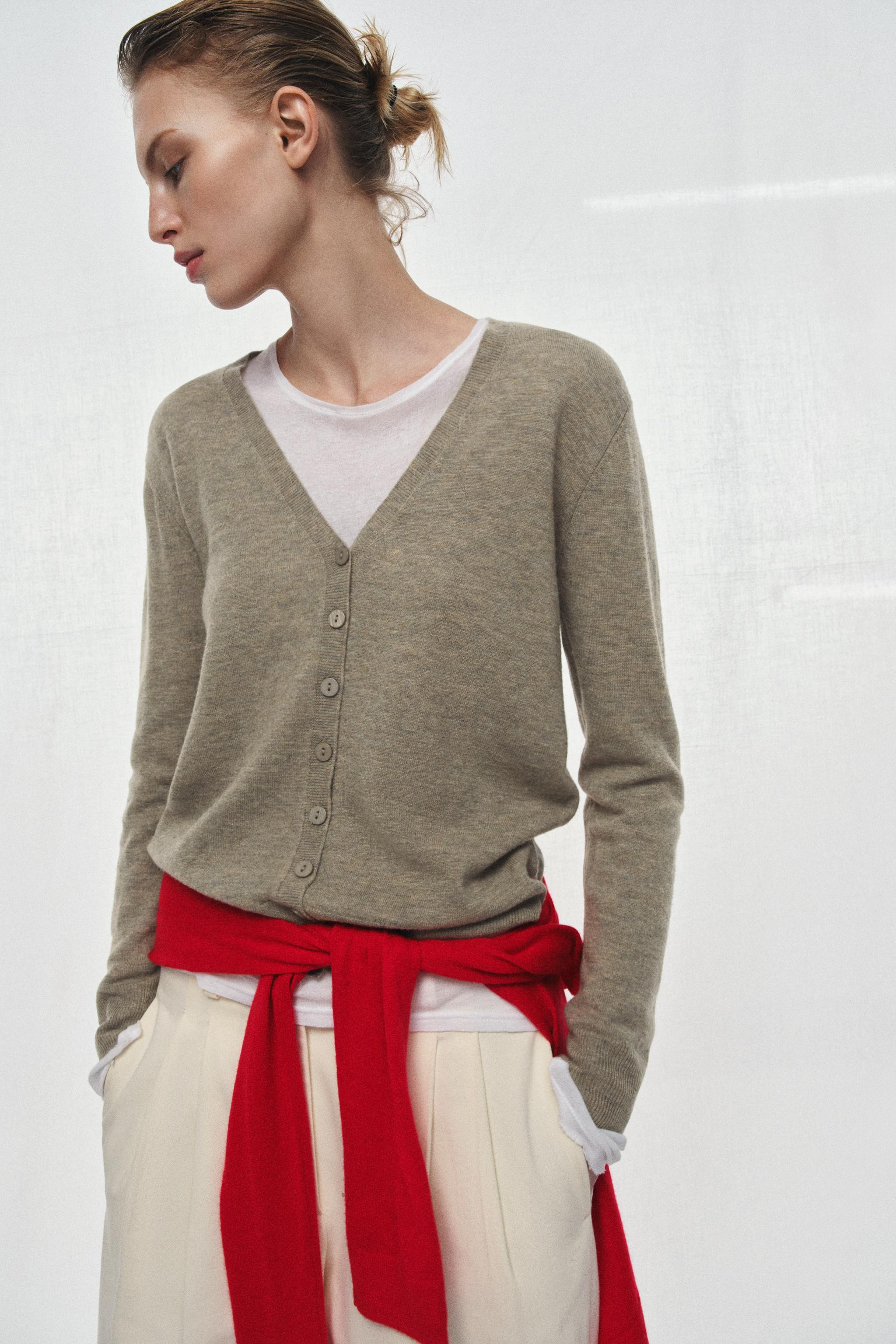 100% EXTRA SOFT WOOL CARDIGAN | Zara UK
