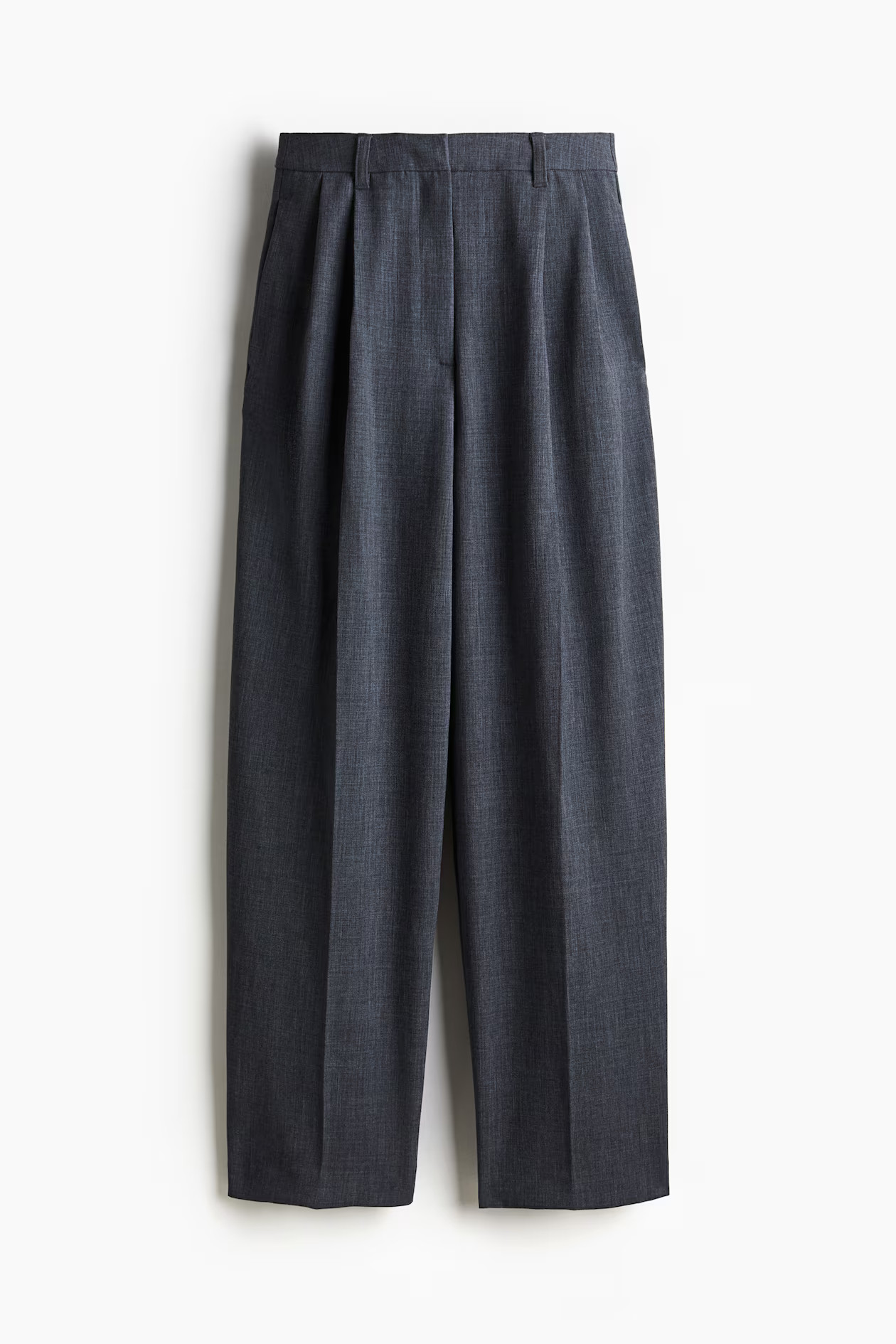 Pantalón sastre - Gris oscuro jaspeado - MUJER | H&M ES | H&M (FR, IT, ES, PT, BE)