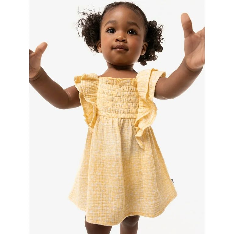 Modern Moments by Gerber Toddler Girl Smocking Dress, Sizes 12M-5T | Walmart (US)