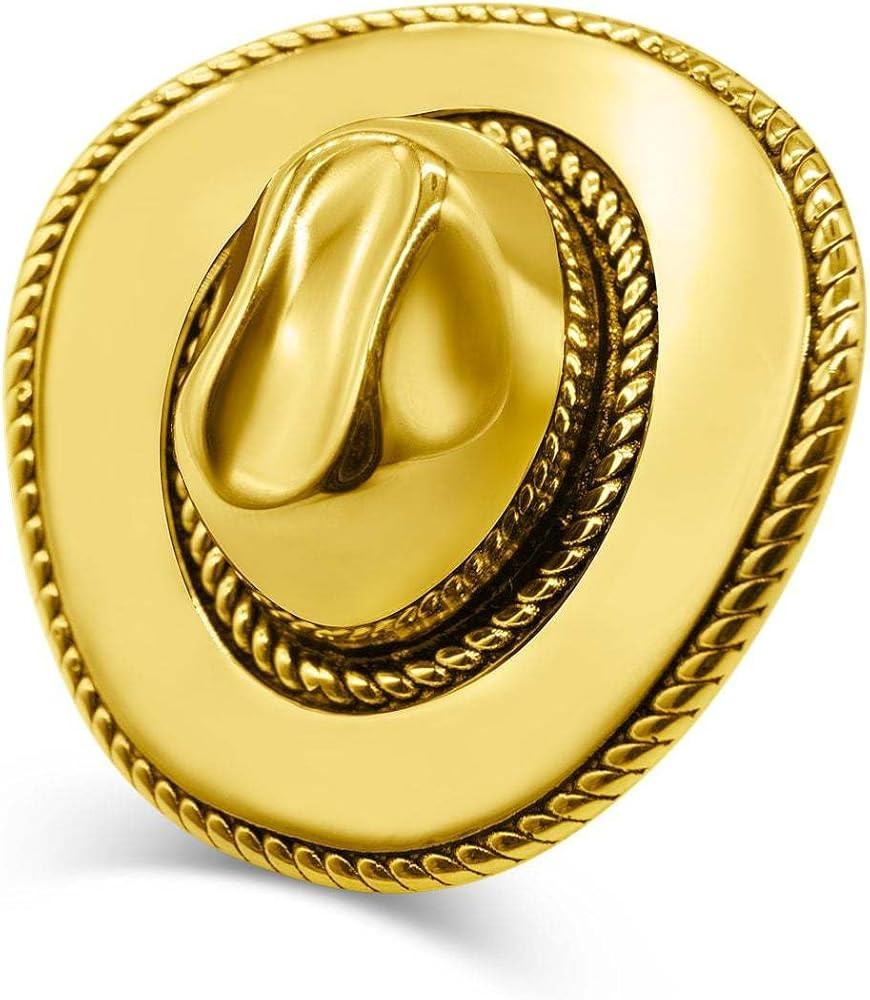 Western Cowgirl Hat Statement Open Ring for Women Cowboy Fancy Dress Costume Adjustable Expandabl... | Amazon (US)