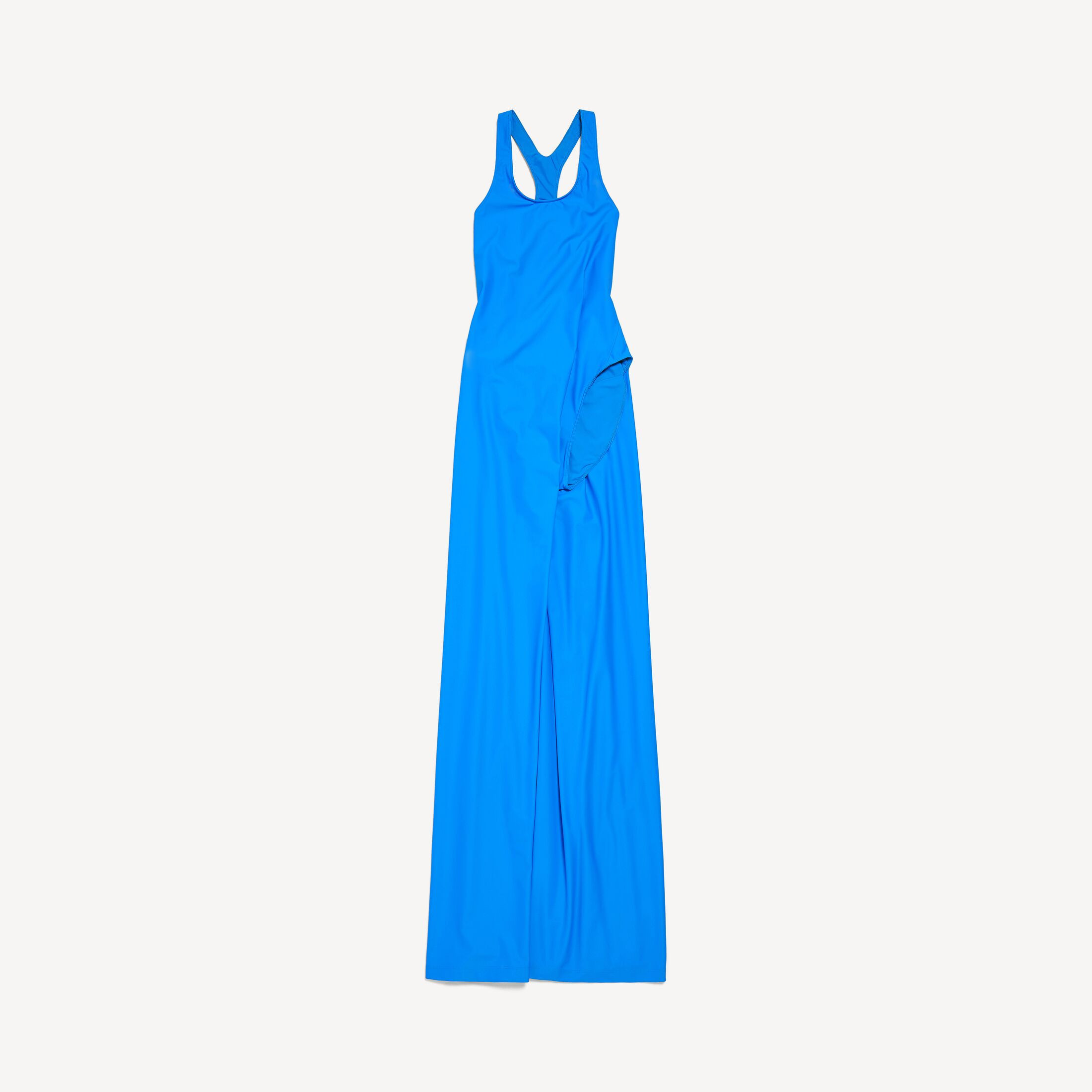 Balenciaga Asymmetric Dress - Blue - Women | Balenciaga