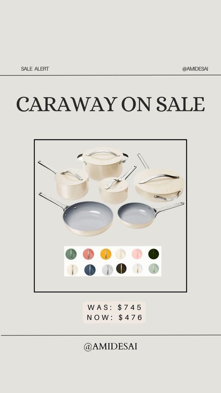 Caraway on sale! Perfect splurge worthy gift option 

#LTKGiftGuide #LTKCyberWeek #LTKsalealert
