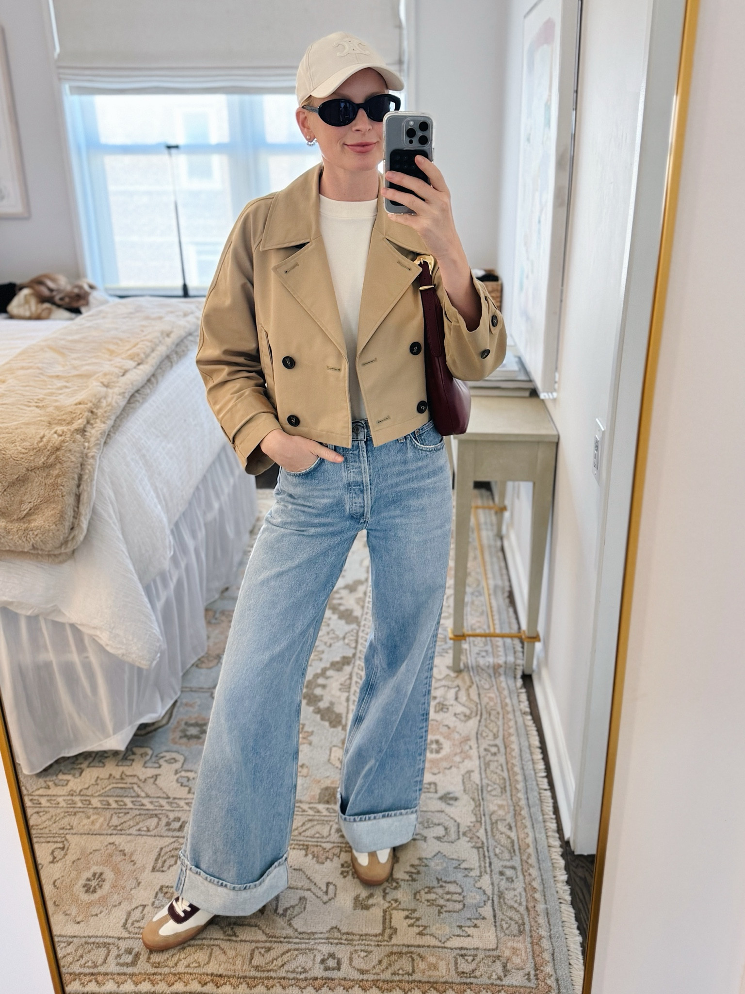 Today’s look! Trench jacket is Zara, but I linked similar. Sneakers are J.Crew from last year and hat is Celine! 

#LTKShoeCrush #LTKFindsUnder50 #LTKItBag