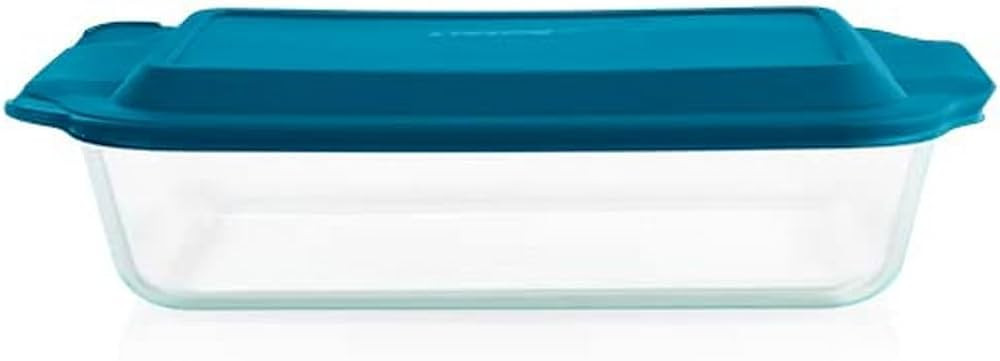 Pyrex Deep 9x13-Inch Glass Baking Dish with Lid, Deep Casserole Dish, Glass Food Container, Oven,... | Amazon (US)