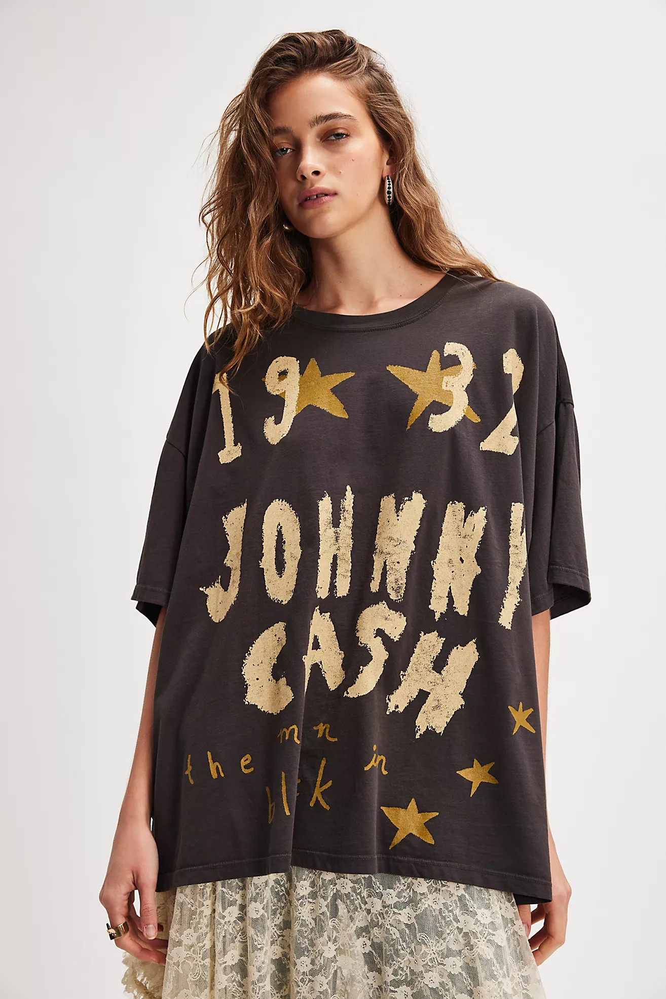 Johnny Cash Doodles Tee | Free People (Global - UK&FR Excluded)