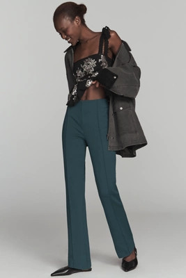 The Poppy Kick-Flare Full-Length Pull-On Pants by Maeve | Anthropologie (US)