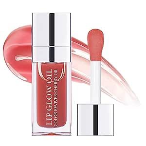 Hydrating Lip Glow Oil, Moisturizing Lip Glow Oil, Lip Plumper Gloss, Transparent Lip Gloss, Lip ... | Amazon (US)