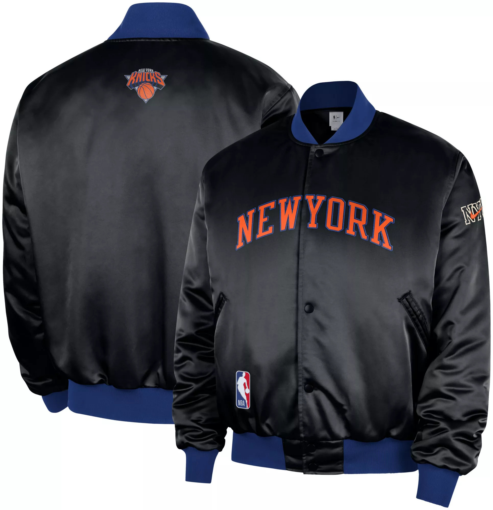 Nike Adult 2025-26 City Edition New York Knicks Premium Jacket, Men's, Medium, Black | DICK'S Sporting Goods