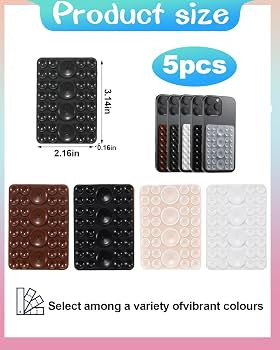 BIAIJYA Silicone Suction Phone Case Adhesive Mount, Strong Brown Octo Cup Buddy Phone Grip Holder... | Amazon (US)