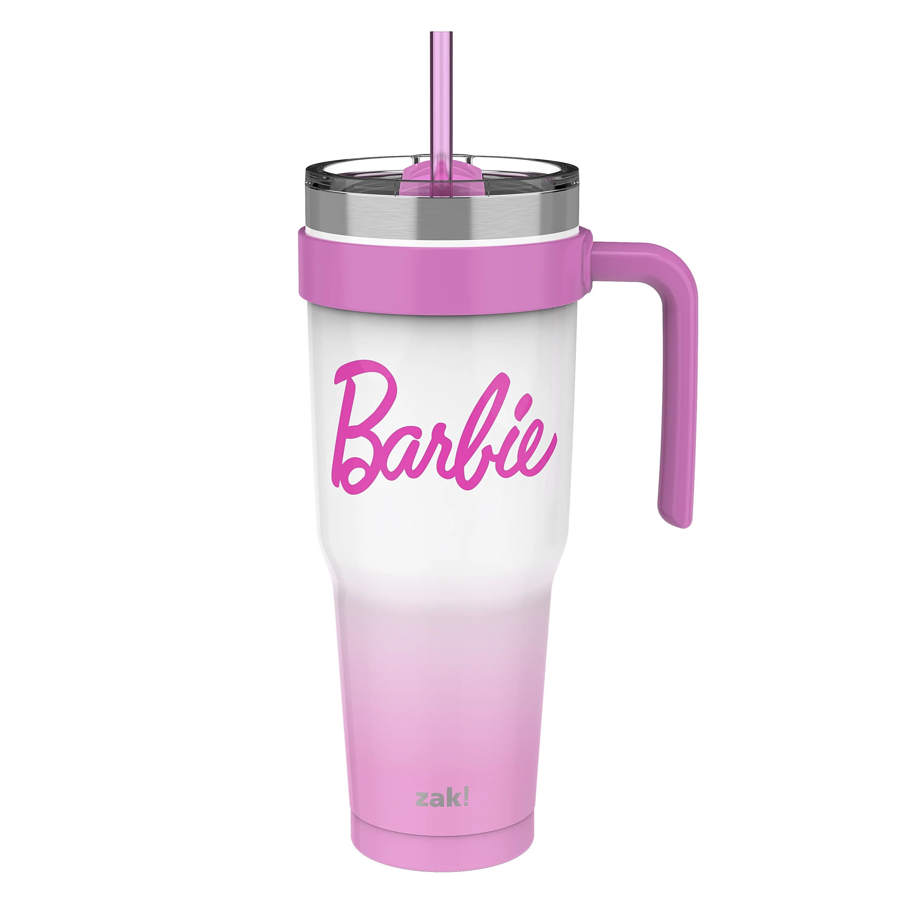 Barbie 40oz Double Wall Stainless Steel Waverly Tumbler - Pink Ombre | Walmart (US)