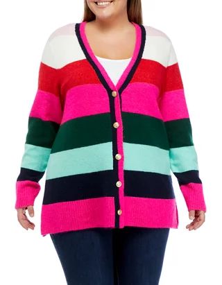 Plus Size Button Front Cardigan | Belk