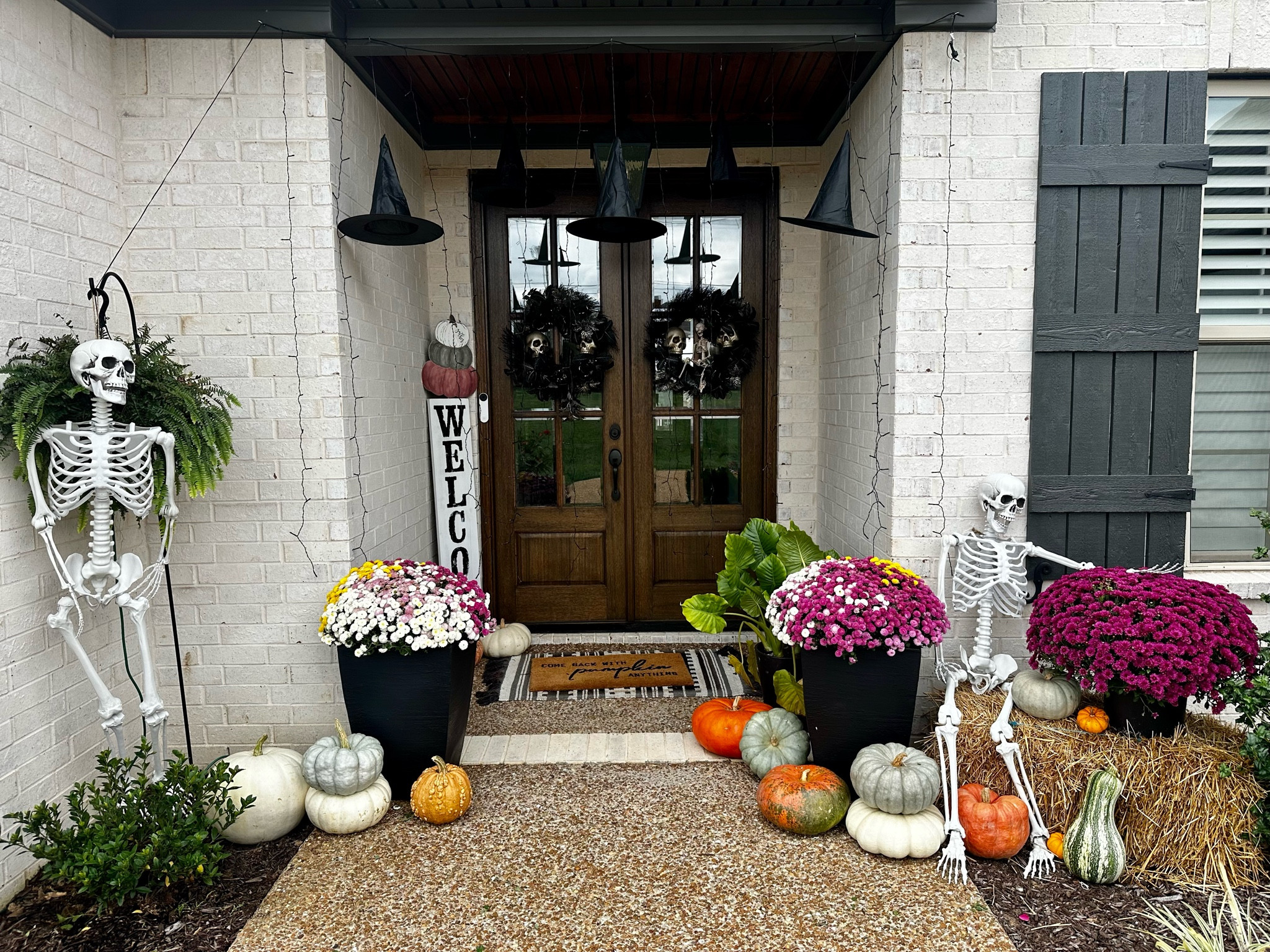 Happy spooky season! Are you in the Halloween spirit yet? I’m doing everything I can to keep these mums looking fresh. I just ordered these new planters from @amazon, which gave the porch a nice upgrade. If you haven’t decorated yet, you’ve got two weeks! 

#LTKhome #LTKHalloween #LTKSeasonal