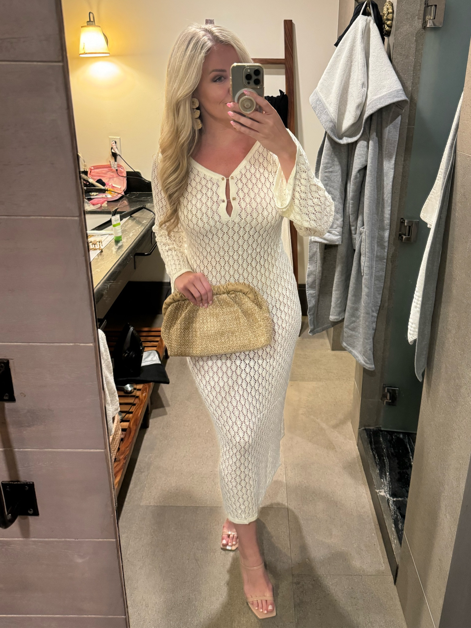 Cream cover up maxi dress - I wore it to dinner with a nude bodysuit underneath 

#LTKFindsUnder50 #LTKSeasonal #LTKTravel