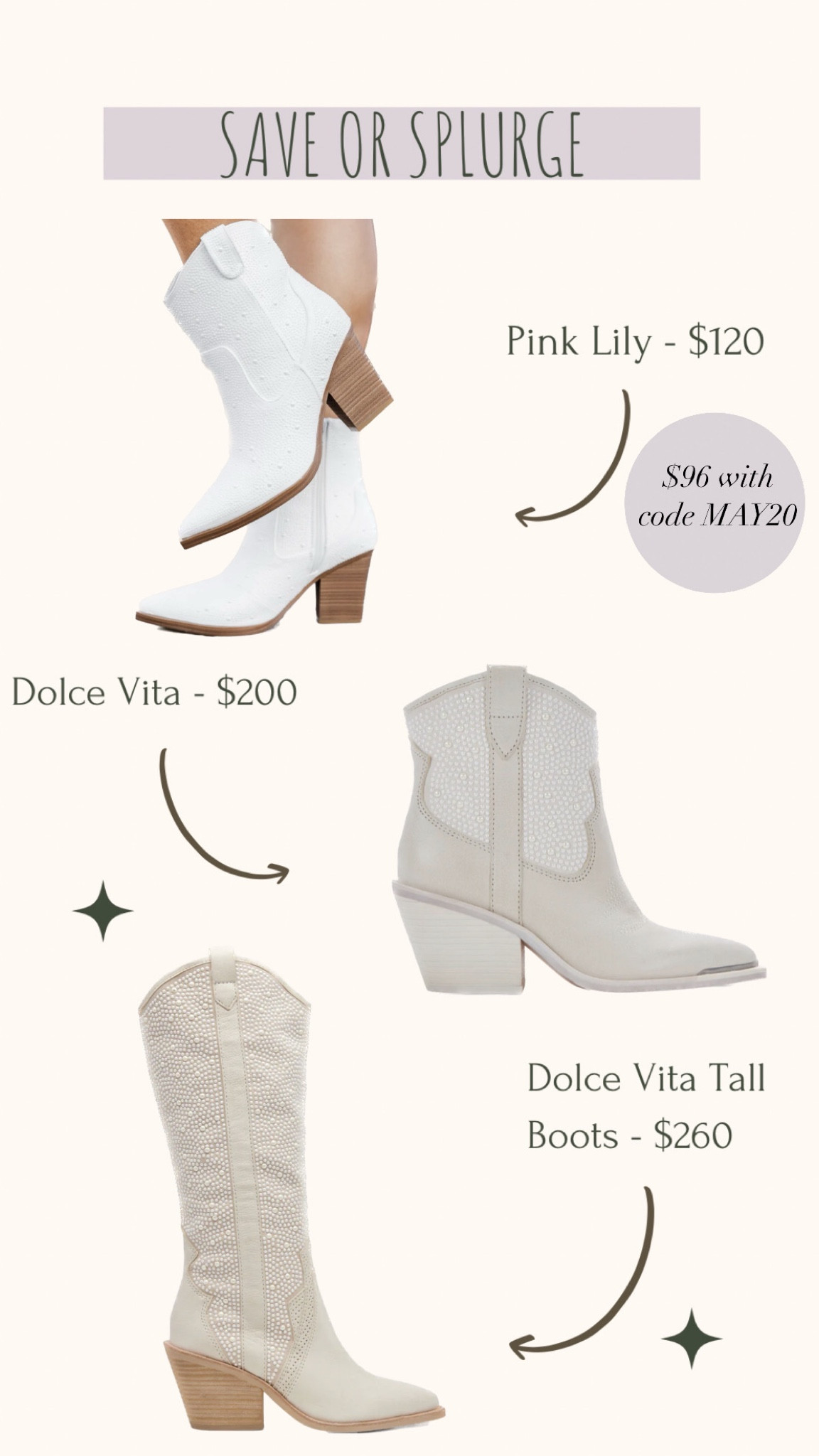 pearl boots, cowboy boots, dolce vita, pink lily, stagecoach, country concert, nashville, brides, bachelorette 

#LTKwedding #LTKFestival #LTKshoecrush