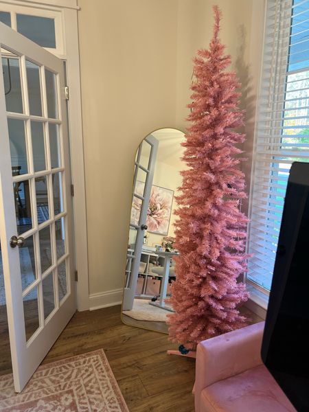 Obsessed with my new pink Christmas tree under $50! Linking similar. 

Pink Christmas, skinny tree, pink Christmas tree 

#LTKsalealert #LTKfindsunder50 #LTKHolidaySale