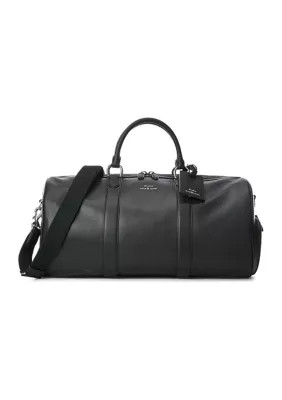 Polo Ralph Lauren Men's Smooth Leather Duffel, Black | Belk