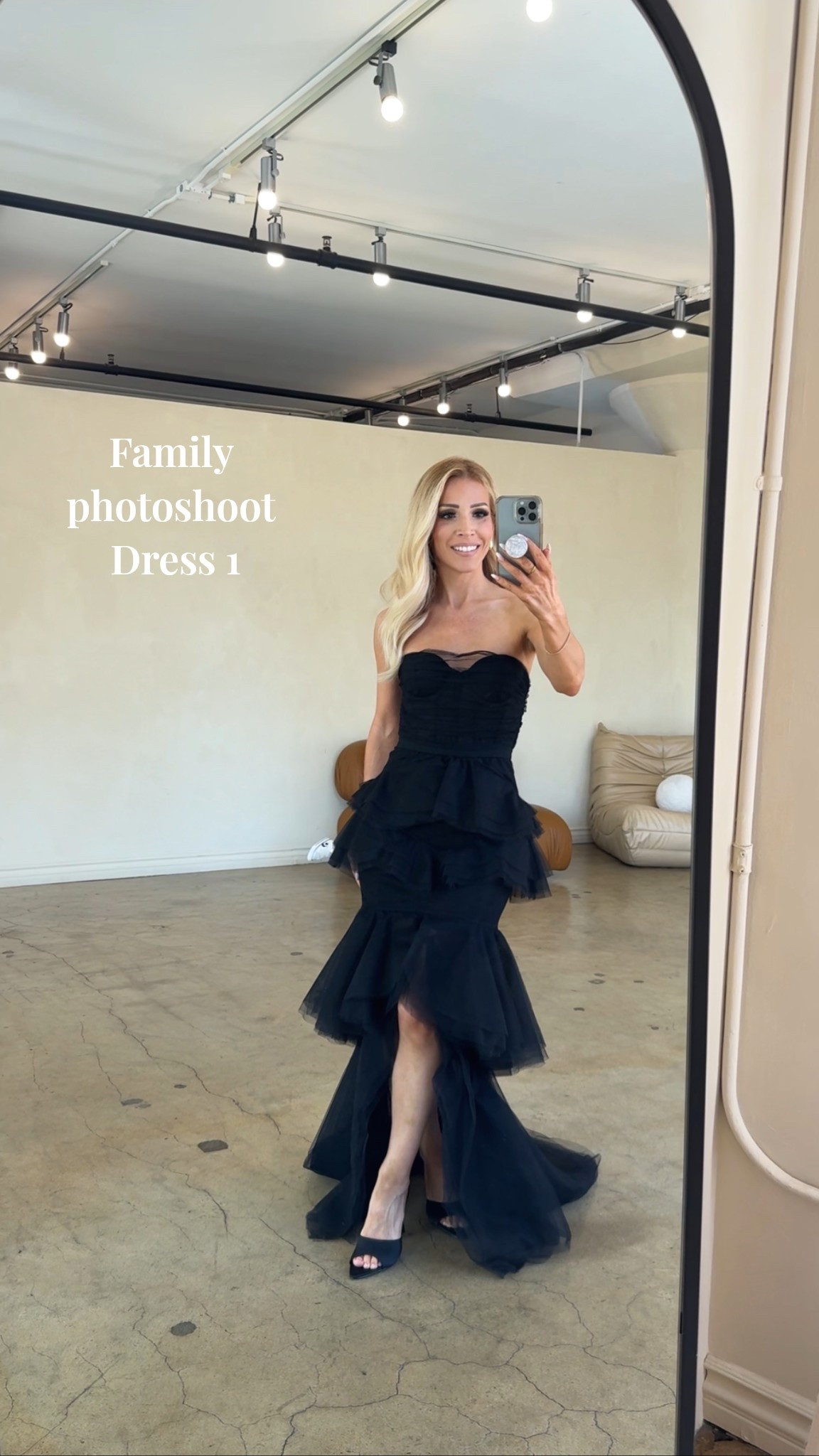 Black event dress 
Family photo dress

#LTKHoliday #LTKStyleTip #LTKParties