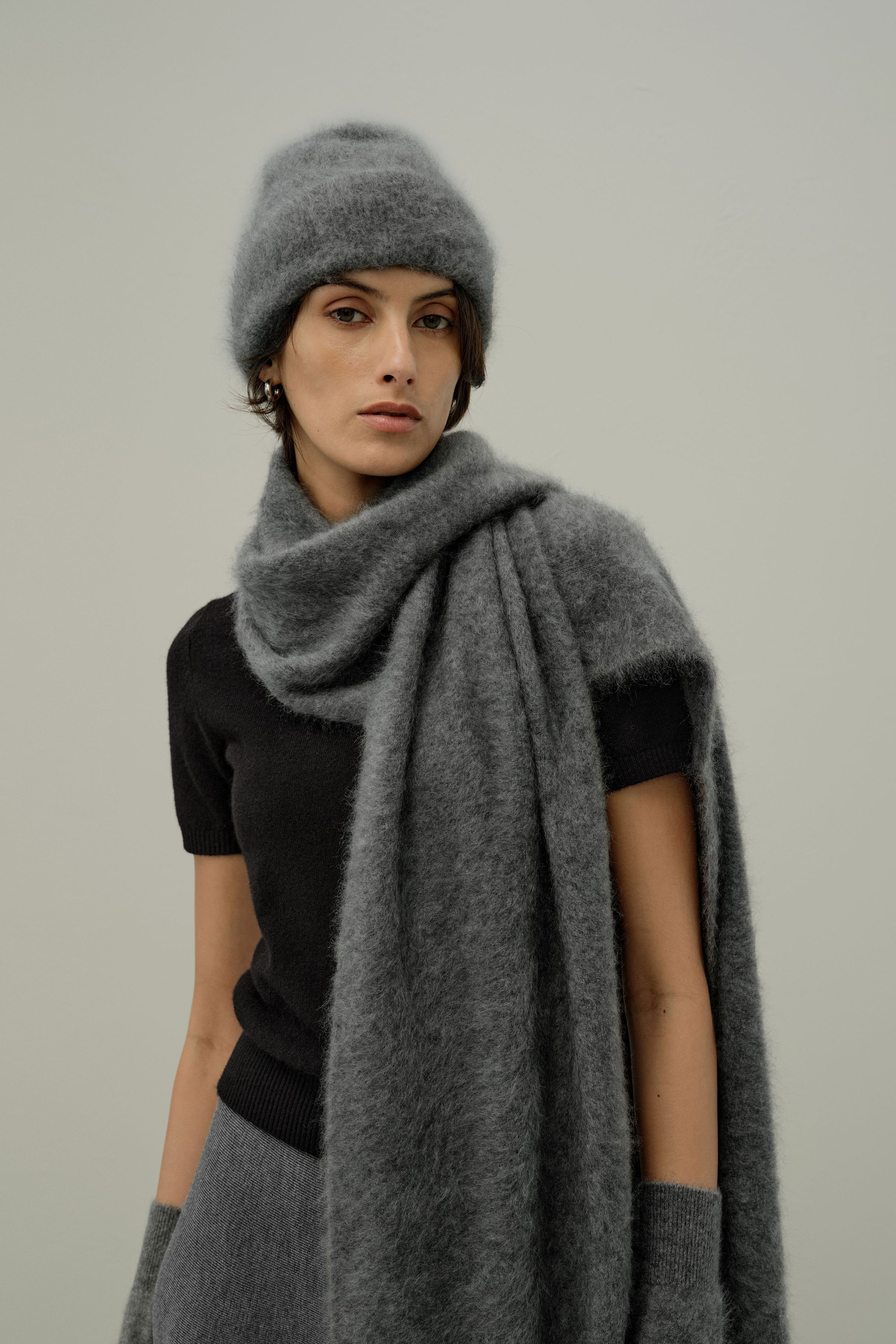 Brushed Cashmere Scarf | LILYSILK