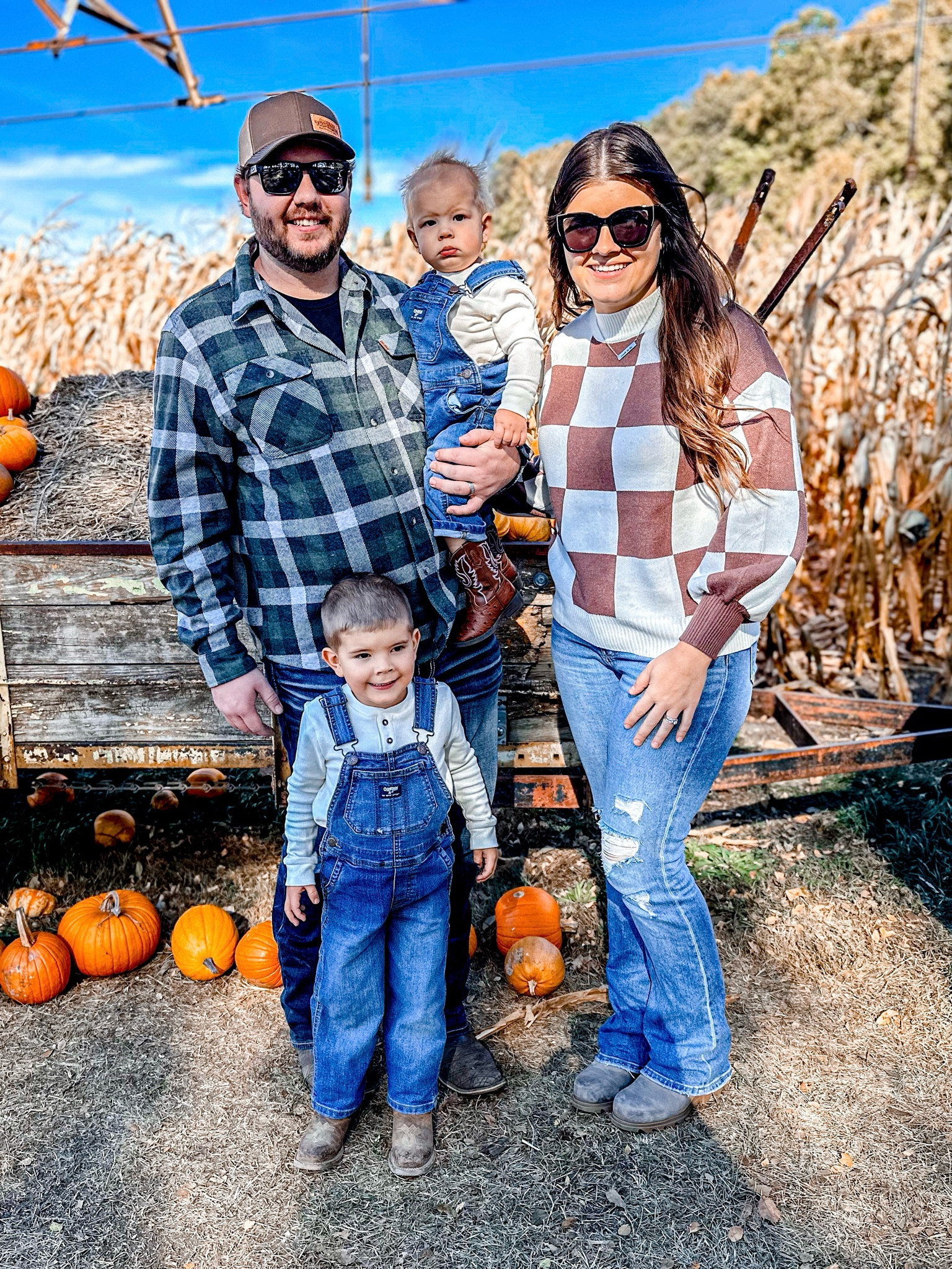 Something about a perfect fall Sunday that fills a persons heart ♥️ Linking up our pumpkin patch outfits here! My sweater is on a limited time deal right now, so snag it before that ends 🛒

#fallfashion #familyoutfits #amazonfinds #matchingoutfits #brotheroutfits #boyfallfashion #salealert

#LTKFindsUnder50 #LTKSaleAlert #LTKFamily