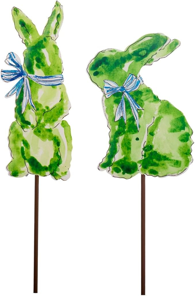 The Round Top Collection Beck's Boxwood Bunnies, S/2 Decorative Ornament | Amazon (US)