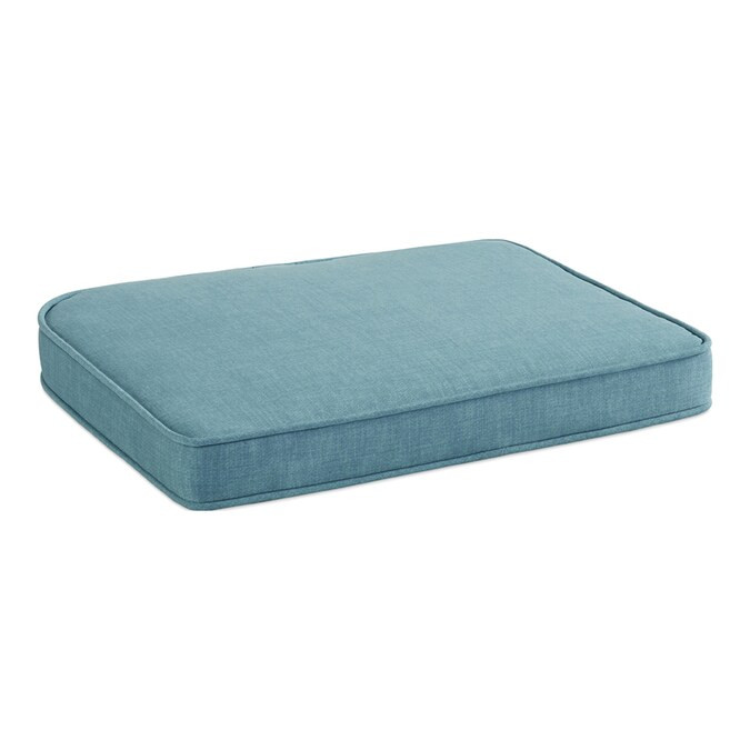 Style Selections Valleydale Texture Teal Seat Pad Lowes.com | Lowe's