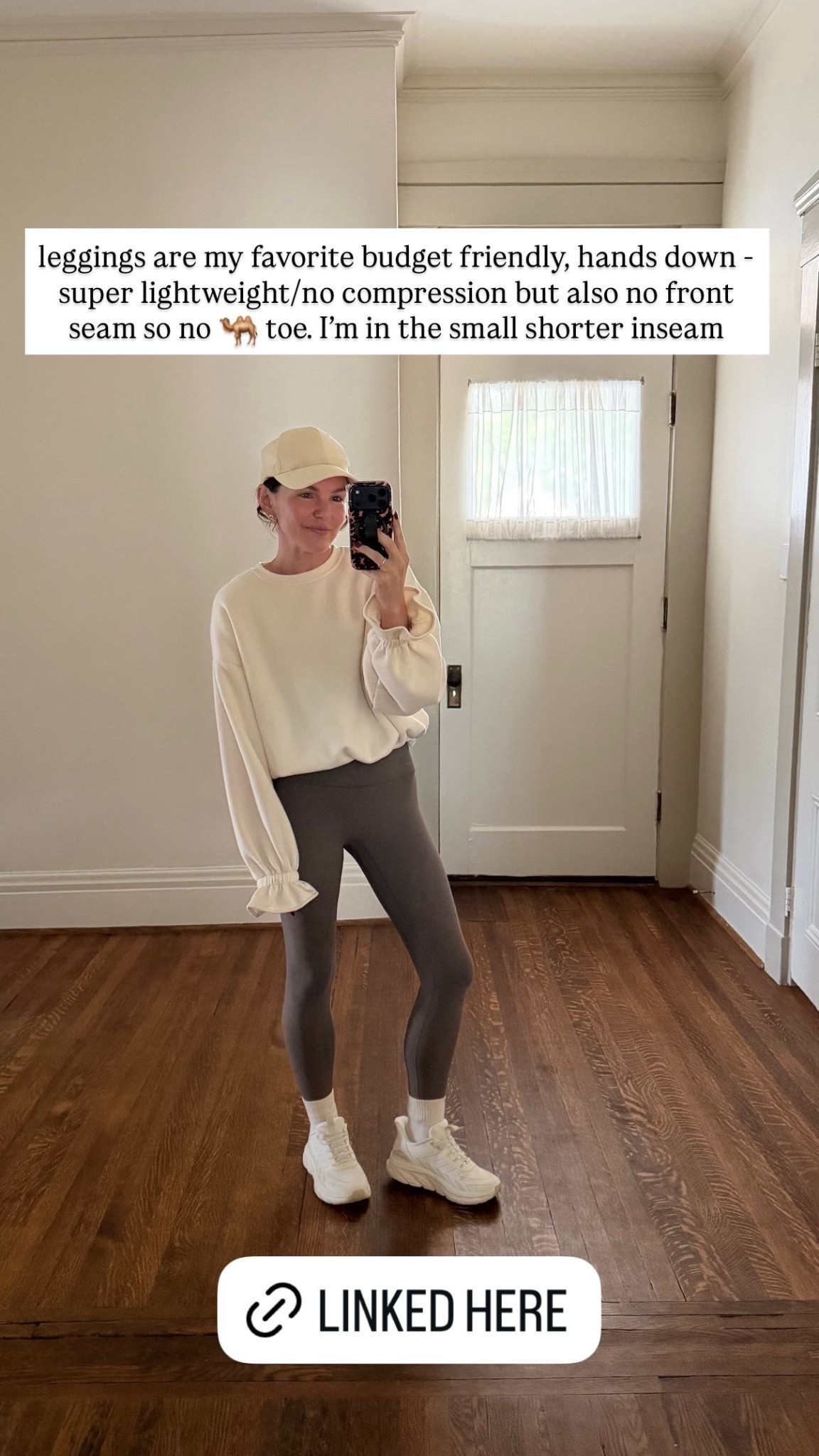 leggings are my favorite budget friendly, hands down - super lightweight/no compression but also no front seam so no 🐫 toe. I’m in the small shorter inseam

#LTKootd #LTKgrwm #LTKmomlife