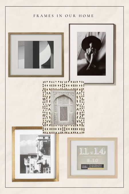 Simple frames I love in our house right now
