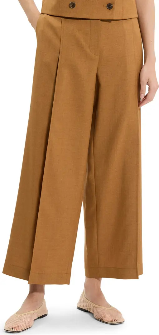 City Pleated High Waist Wide Leg Pants | Nordstrom