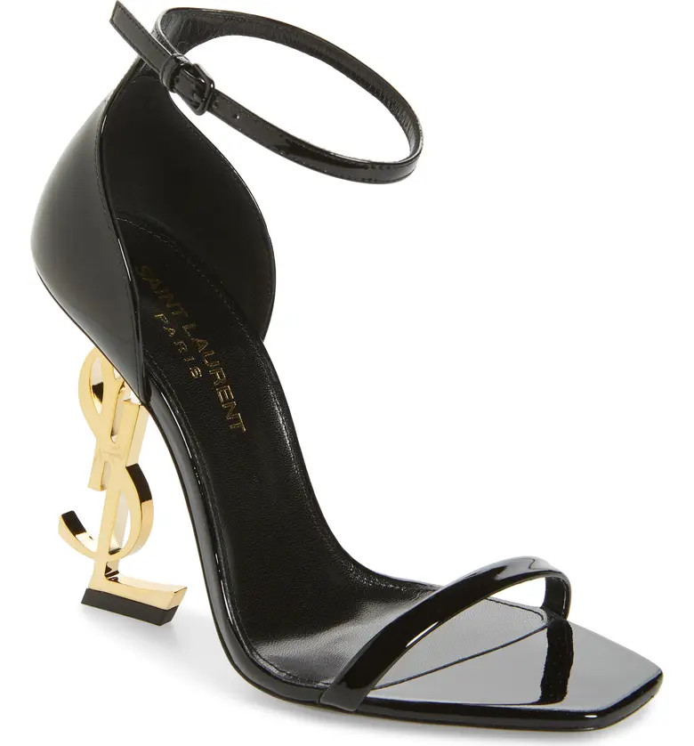 Saint Laurent Opyum YSL Ankle Strap Sandal | Nordstrom | Nordstrom