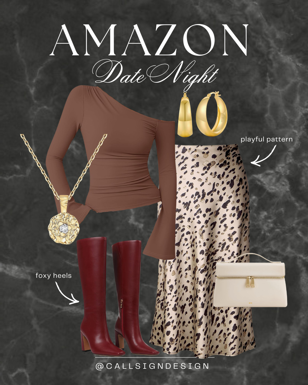 A little bold, a little romantic ❤️
Red knee high boots doing all the talking, paired with a silky patterned skirt and an asymmetrical bell sleeve top for a little edge. Finished with a gold coin necklace and a soft cream handle bag to balance it all out. 

 #LTKdayinmylife #LTKgrwm #LTKootd