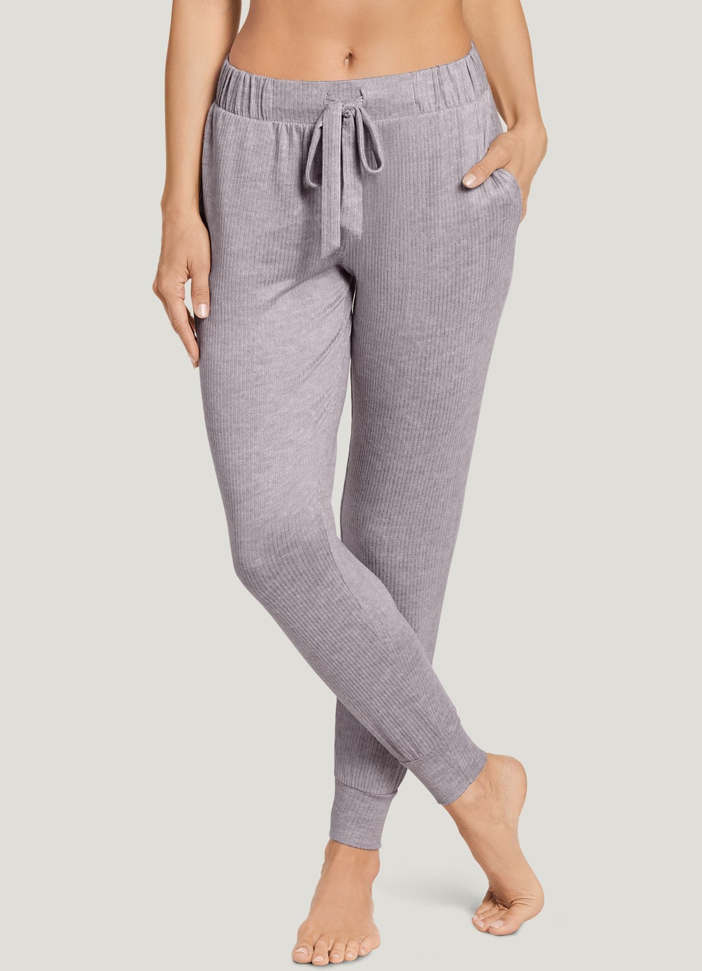 Jockey® Luxe Lounge Brushed Ribbed Jogger | Jockey