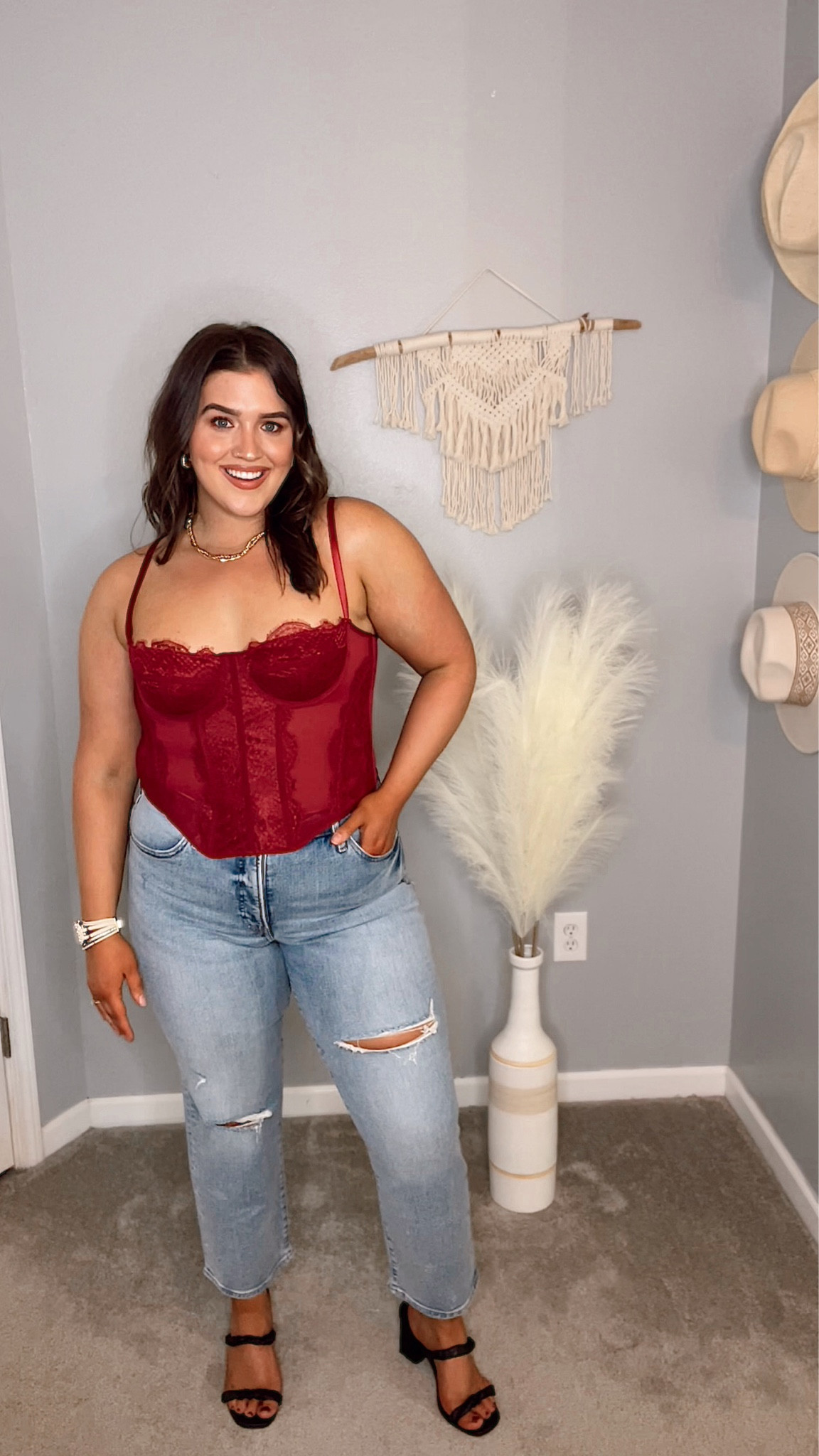 Midsize express denim jeans 
Wearing size 12R👖 
Top: XL
#midsizeoutfits #denim #jeans #curvydenim #highwaistedjeans #datenightoutfit #ootn #anklejeans #90s #anklestraight #heels #corset 

#LTKSeasonal #LTKstyletip #LTKcurves