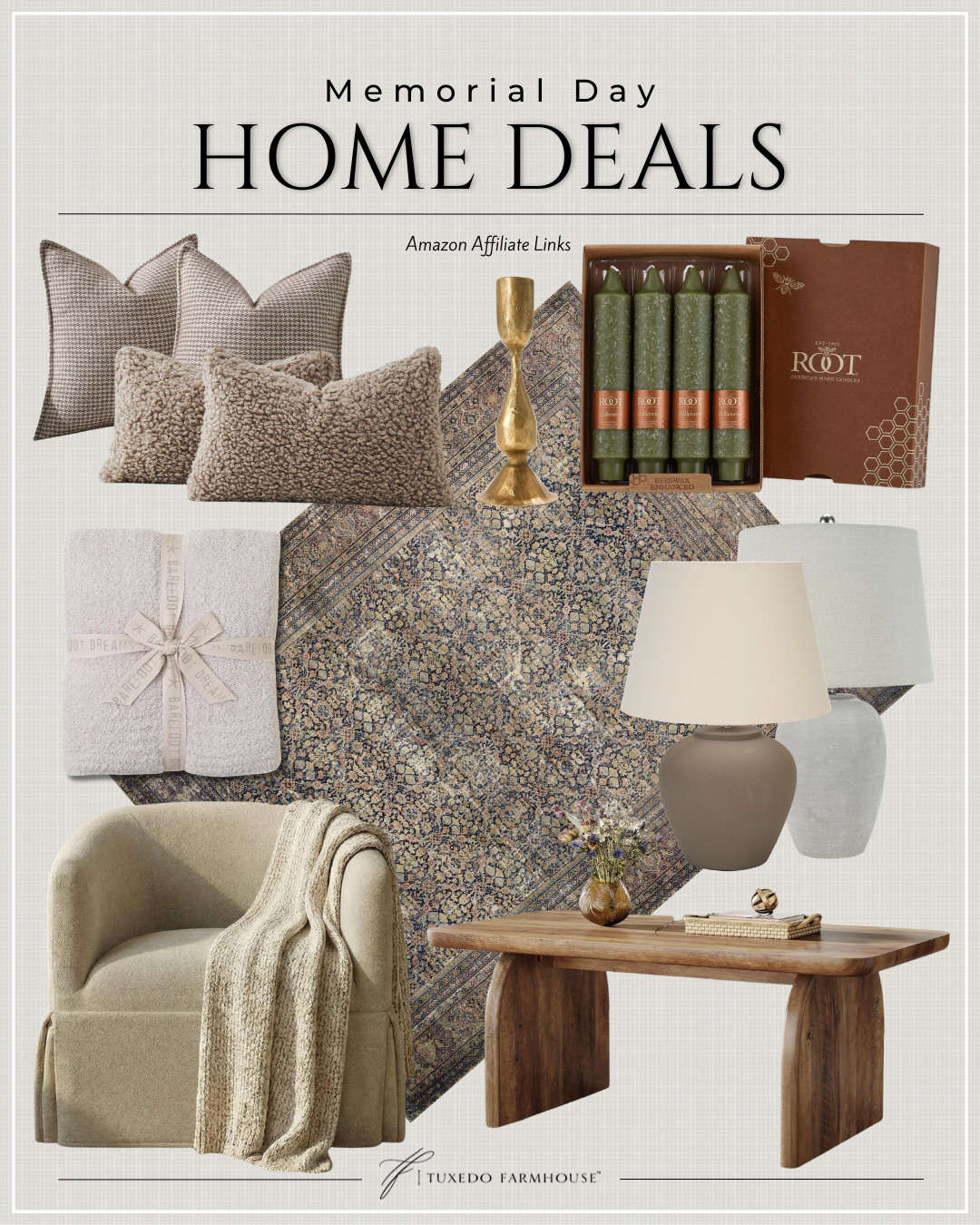 🏡 Memorial Day deals are serving up all the cozy, elevated home finds and I’m already adding favorites to cart 🤍 From textured pillows and timeless rugs to warm lighting, cozy throws, and beautiful accent pieces, these are the details that instantly make a home feel layered and lived in. 

 #LTKSeasonal #LTKHome #LTKSaleAlert