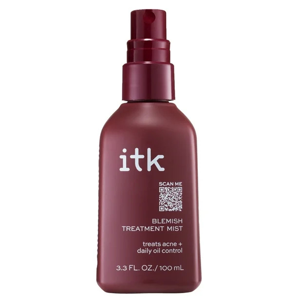 ITK Blemish Treatment Mist for Acne Prone Skin with Salicylic Acid, 3.3 oz | Walmart (US)