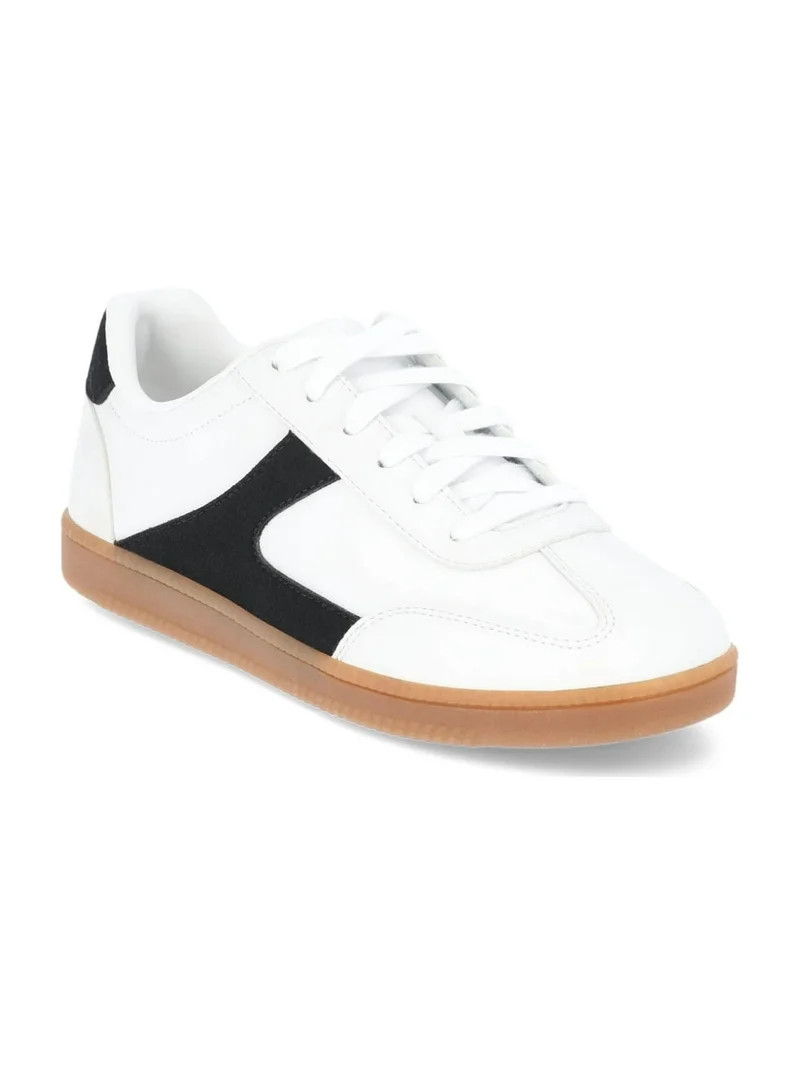 No Boundaries Women's Lace Up Sport Sneakers, Wide Width Available | Walmart (US)