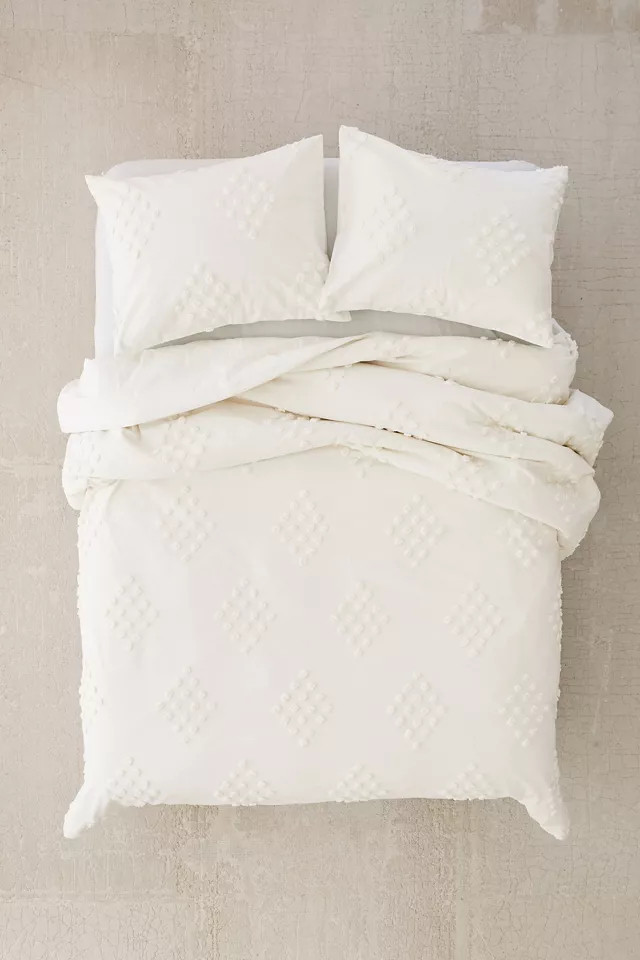 Tufted Geo Duvet Cover | Urban Outfitters (US and RoW)