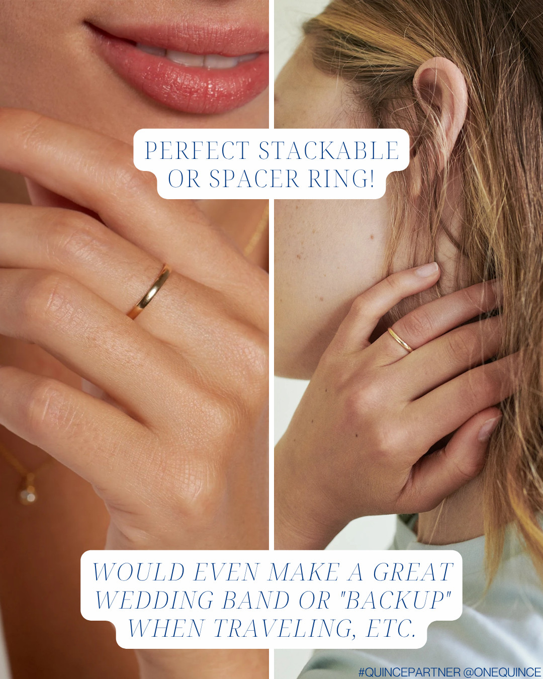 Best-selling classic band - for stacking, spacing, etc.! #quincepartner @quince  

 #LTKdayinmylife #LTKOver40 #LTKSaleAlert