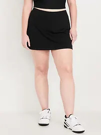 Extra High-Waisted StudioSmooth Skort | Old Navy (US)
