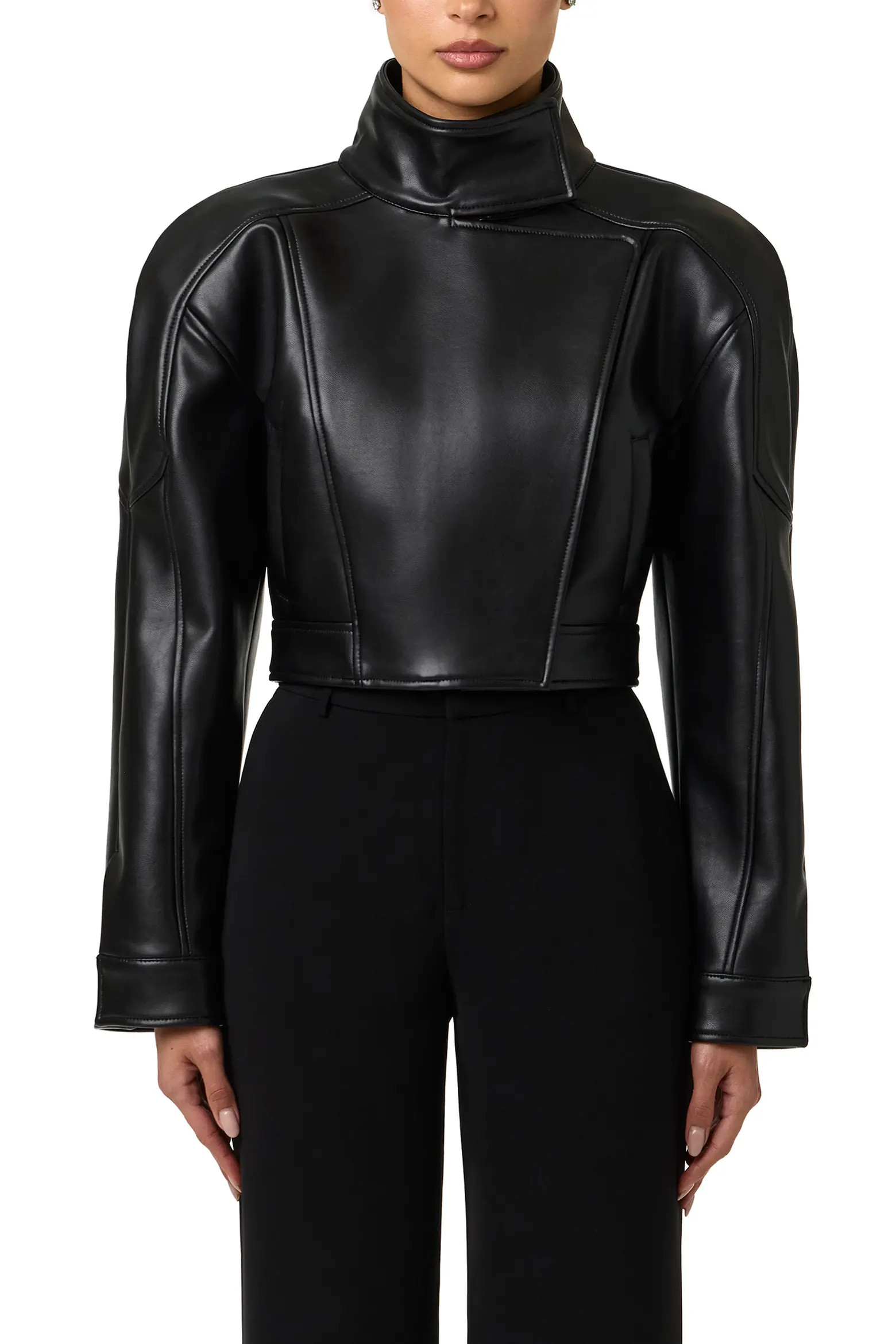 Naked Wardrobe Faux Leather Moto Jacket (Women) | Nordstrom | Nordstrom
