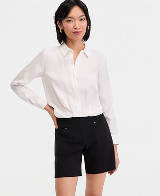 Women's Gathered-Hem Shirt, Macy's Exclusive | Macy's