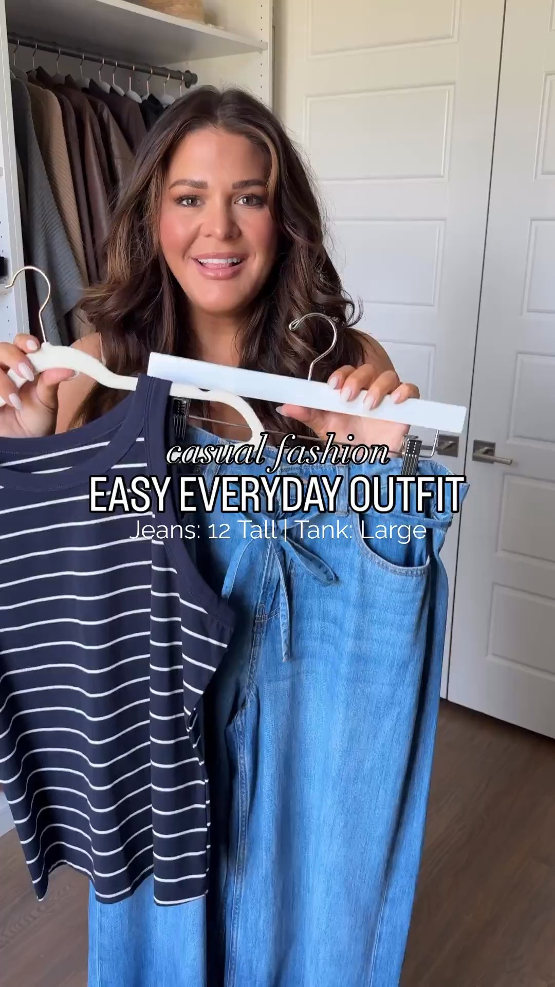 Jeans: 12 Long
Tank: Large

I paired them with the ultimate everyday tank top that’s soft, stretchy, and perfect for layering or wearing on its own all summer long. This is one of those easy outfits you’ll reach for on repeat—whether you’re running errands, heading to lunch, traveling, or just want to look effortlessly chic.

#WideLegJeans #MidsizeStyle #casualchicstyle #EverydayOutfit#FashionFinds

#LTKootd #LTKgrwm #LTKMidsize

#LTKMidsize #LTKootd #LTKSeasonal