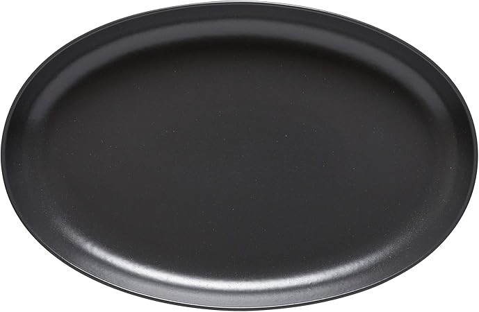 Casafina Stoneware Ceramic Dish Pacifica Collection Oval Platter 16", Seed Grey | Amazon (US)