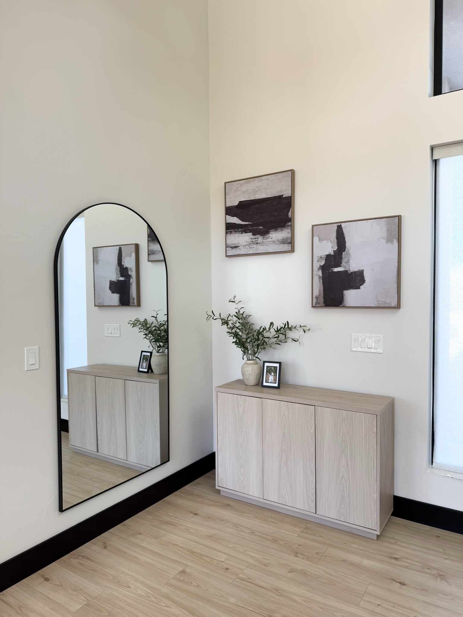 Entryway cabinet in Alder White 

#LTKFamily #LTKHome #LTKSaleAlert