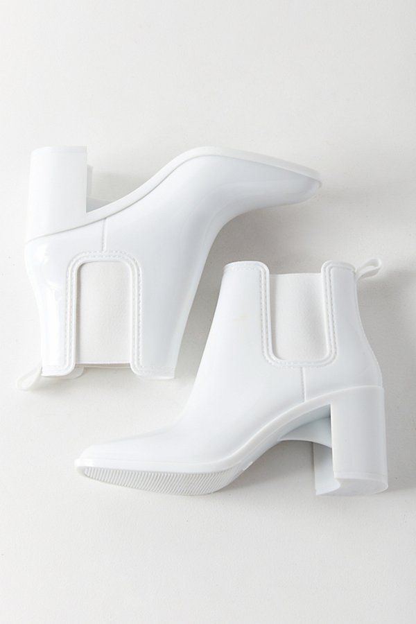 Jeffrey Campbell Hurricane Rain Boot - White 6 at Urban Outfitters | Urban Outfitters US